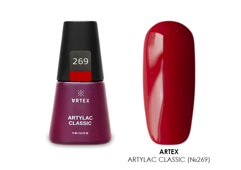 Artex, Artylac classic - гель-лак (№269), 15 мл Artex, Artylac classic - гель-лак (№269), 15 мл