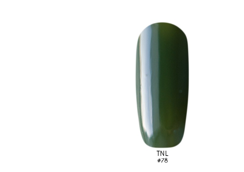 TNL, цветной лак (темно-зеленый №078), 10 мл