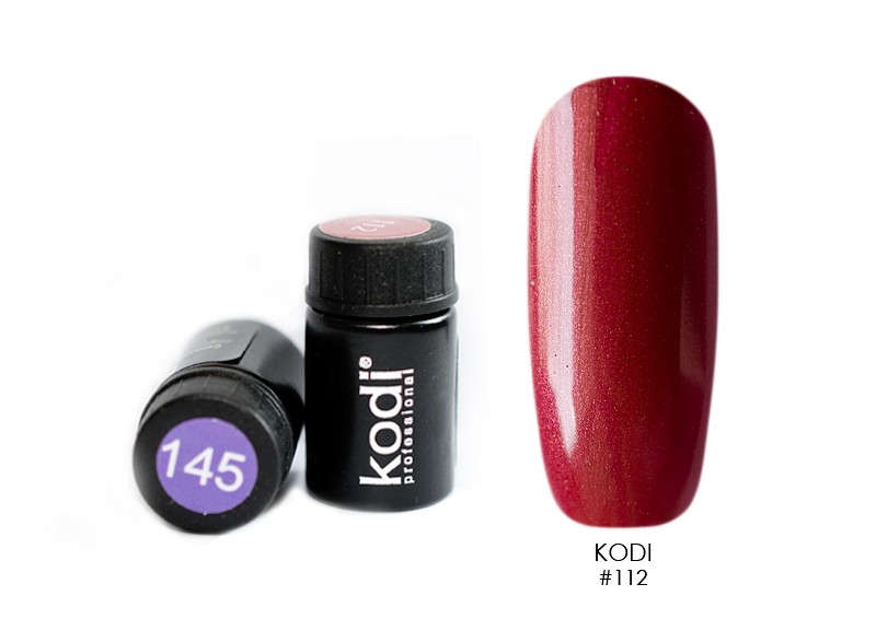 Kodi, цветная гель-краска биогель без липкого слоя (№112), 4 мл