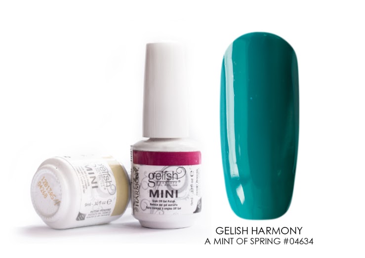 Gelish Harmony, гель-лак mini (A Mint Of Spring 04634), 9 мл