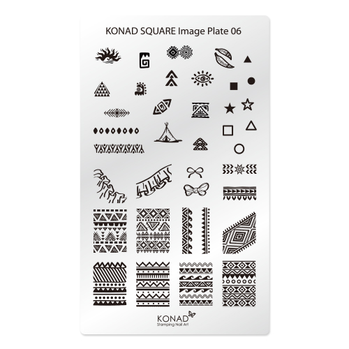 Konad, square image plate 06
