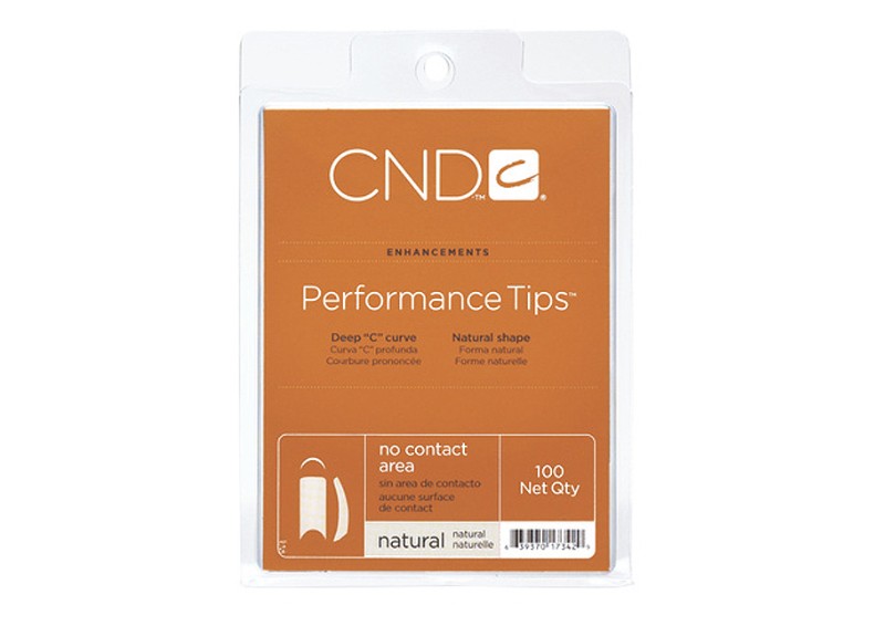 CND, Performance Tip Natural - типсы (натуральные), 100 шт