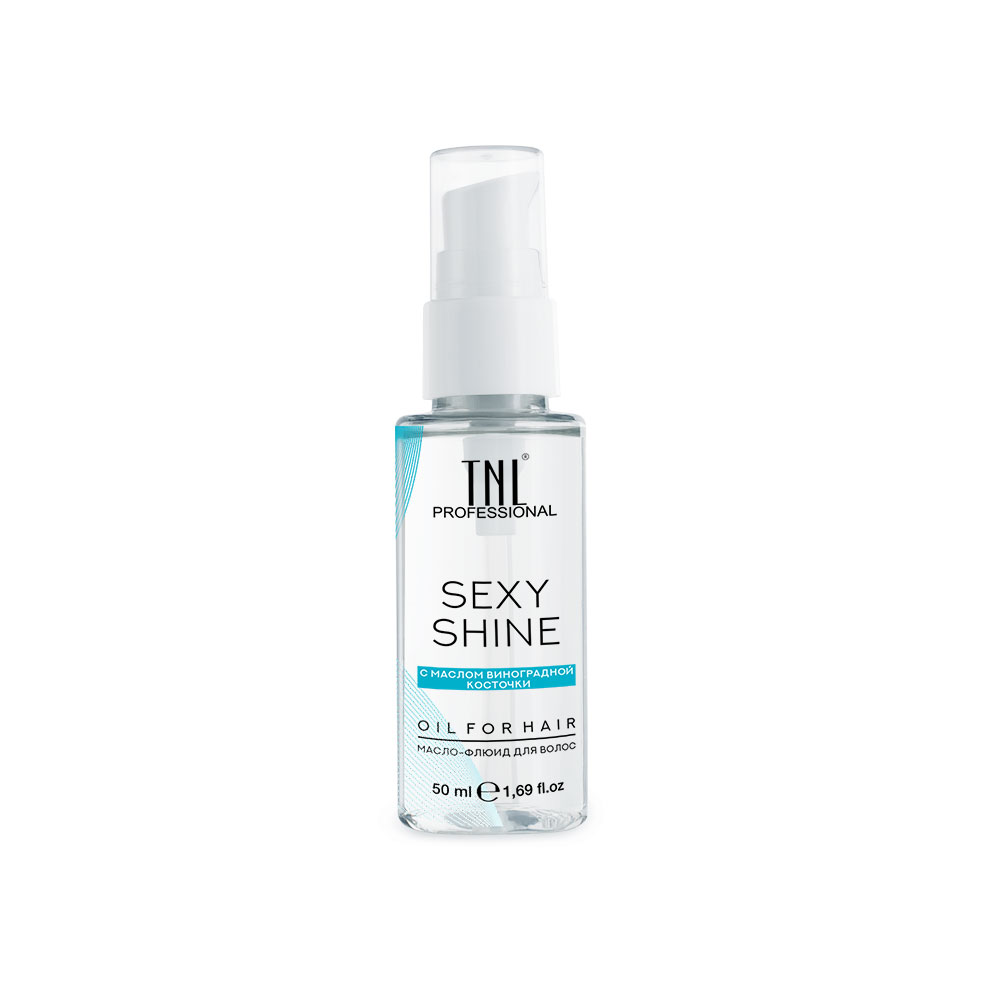 TNL, Sexy Shine - масло-флюид для волос с маслом виноградной косточки, 50 мл