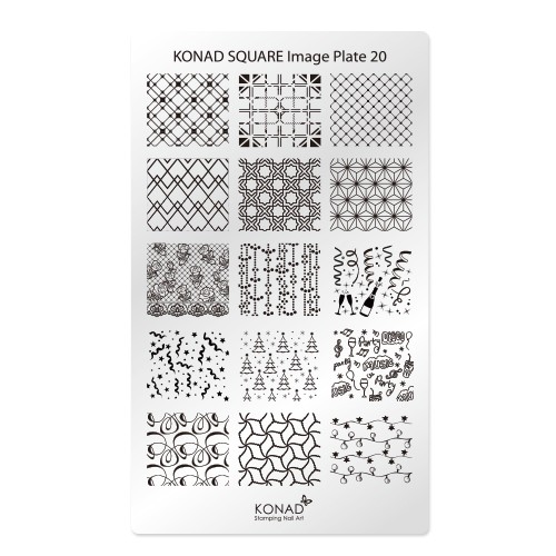 Konad, square image plate 20