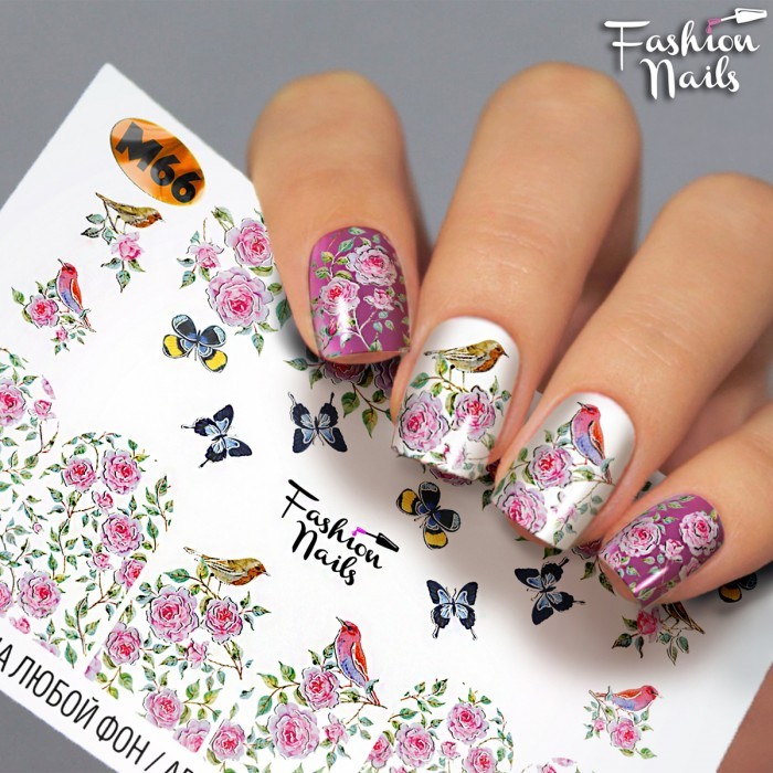 Fashion Nails, слайдер-дизайн "Metallic" №66 Fashion Nails, слайдер-дизайн "Metallic" №66