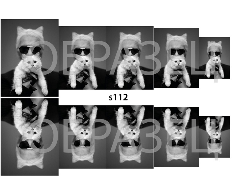 Слайдер-дизайн "Человек и кошка s112"