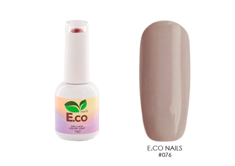 E.Co Nails, гель-лак (№076), 10мл