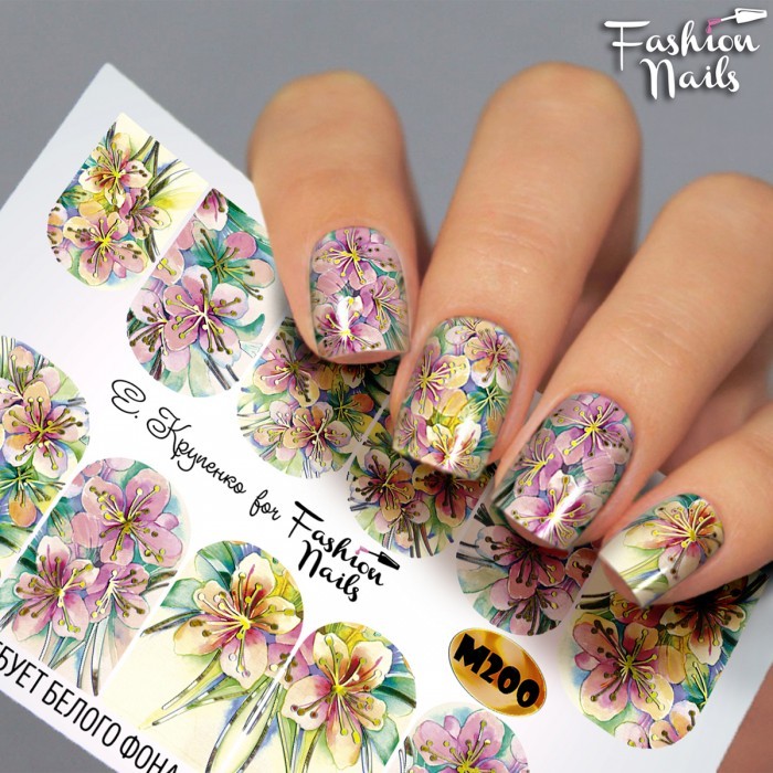 Fashion Nails, слайдер-дизайн "Metallic" №200 Fashion Nails, слайдер-дизайн "Metallic" №200