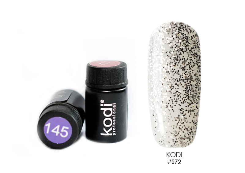 Kodi, цветная гель-краска биогель без липкого слоя (№S72), 4 мл
