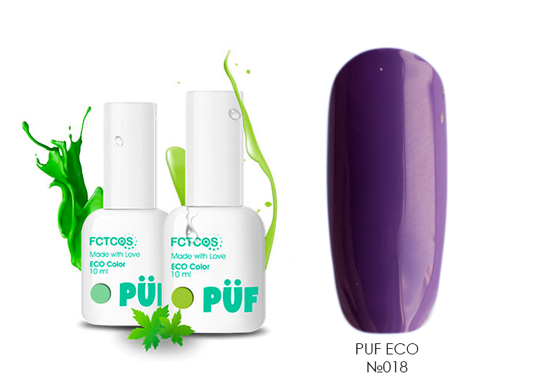 УЦЕНКА, PUF, гель-лак Eco (№018), 10 мл