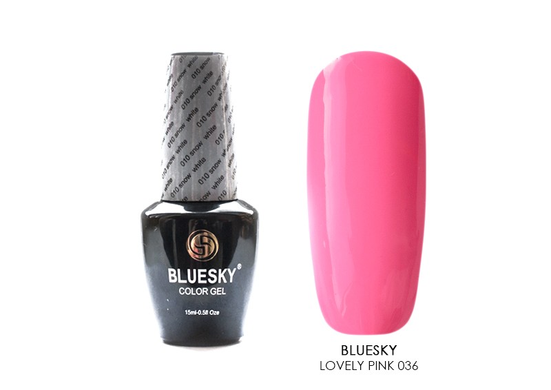 Bluesky, гель-лак (Lovely pink 036), 15 мл