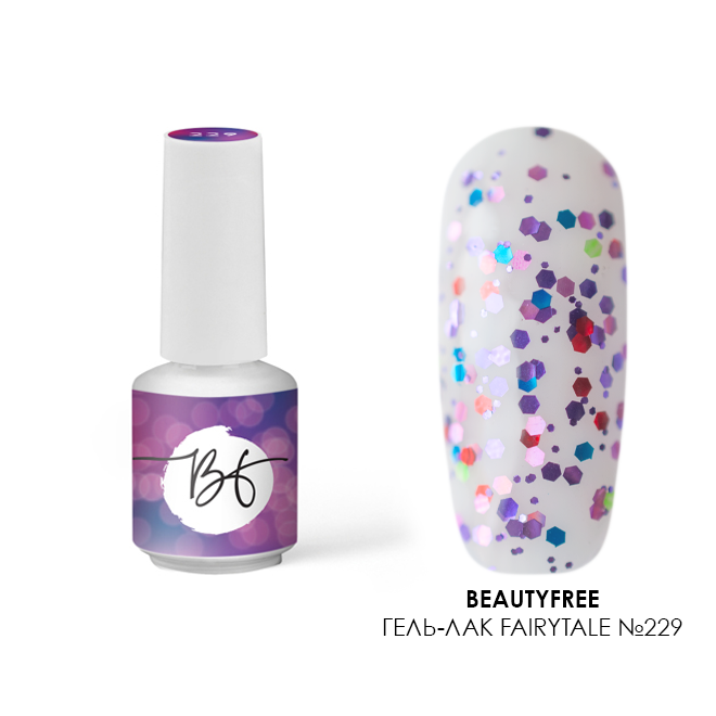 BeautyFree, гель-лак Fairytale №229, 8 мл
