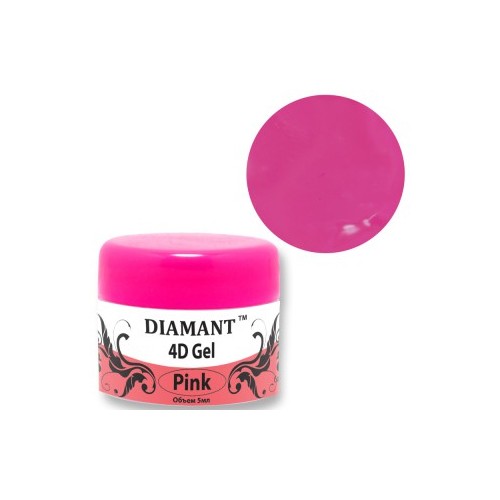 Diamant, 4D гель пластилин (Розовый), 5 мл