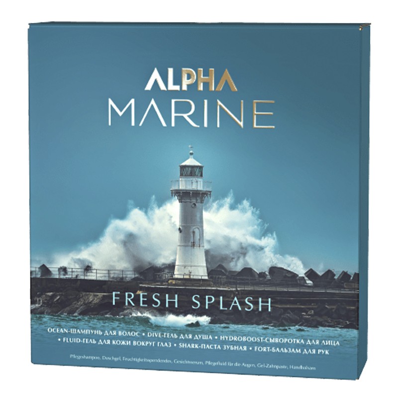 Estel, Alpha Marine Fresh Splash - уходовый мужской набор (6 пред.)