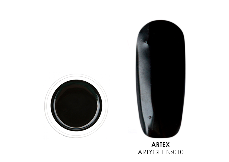 Artex, Artygel - гель-краска без л/с (010 черный), 4 мл