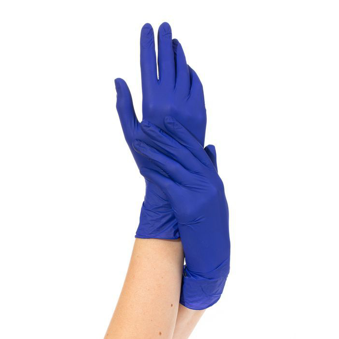 Archdale, перчатки для маникюриста нитриловые Nitrimax (фиолетовые, S), 50 пар
