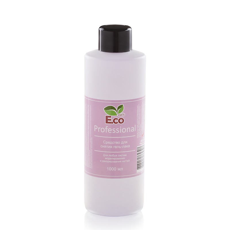 E.Co Nails, средство для снятия гель-лака, 1000 мл E.Co Nails, средство для снятия гель-лака, 1000 мл