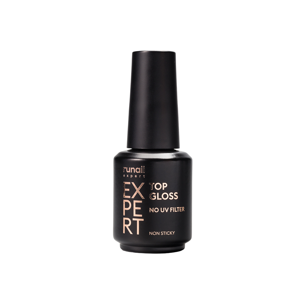 Runail Expert, Top Gloss Non Sticky - топ глянцевый без УФ-фильтра (без л/с) №117, 18 мл