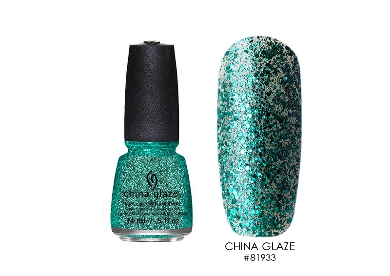 China Glaze, лак для ногтей (Pine-ing for Glitter), 14 мл