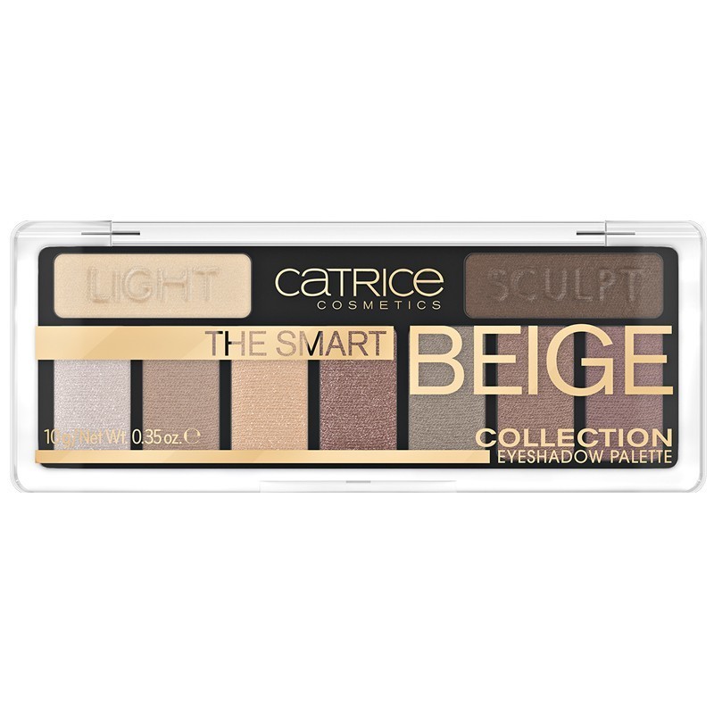 Catrice, The Smart Beige Collection Eyeshadow Palette - тени для век 9 в 1