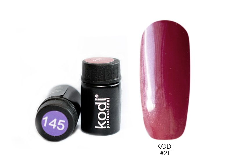 Kodi, цветная гель-краска биогель с липким слоем (№21), 4 мл