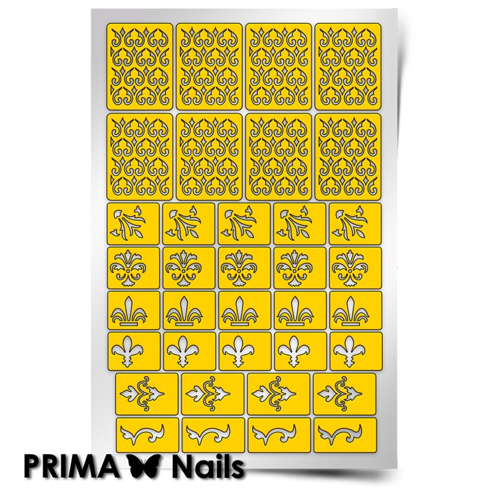 PrimaNails, Трафарет для дизайна ногтей (Арабеска)