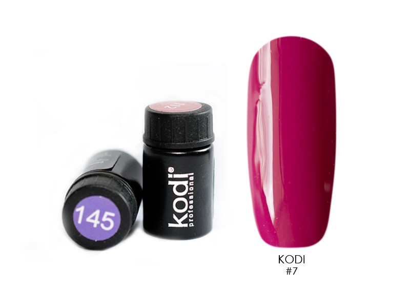 Kodi, цветная гель-краска биогель с липким слоем (№07), 10 мл
