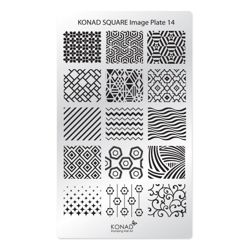 Konad, square image plate 14
