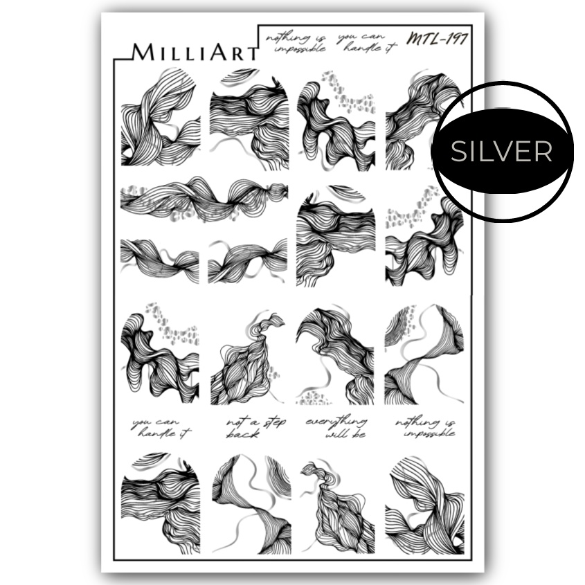 Anna Tkacheva, слайдер-дизайн MilliArt металлик MTL-197 Anna Tkacheva, слайдер-дизайн MilliArt металлик MTL-197