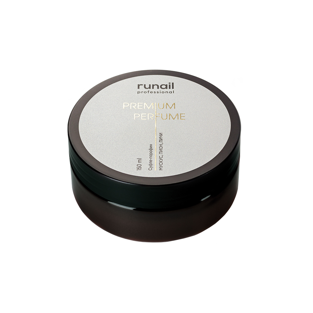 RuNail, парфюмированный суфле-парафин для рук и тела (мускус, пион, личи), 150 мл RuNail, парфюмированный суфле-парафин для рук и тела (мускус, пион, личи), 150 мл
