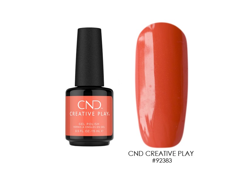 CND Creative Play Gel, гель-лак (№423 Peach Of Mind), 15 мл