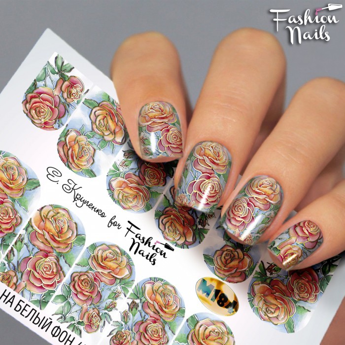 Fashion Nails, слайдер-дизайн "Metallic" №184