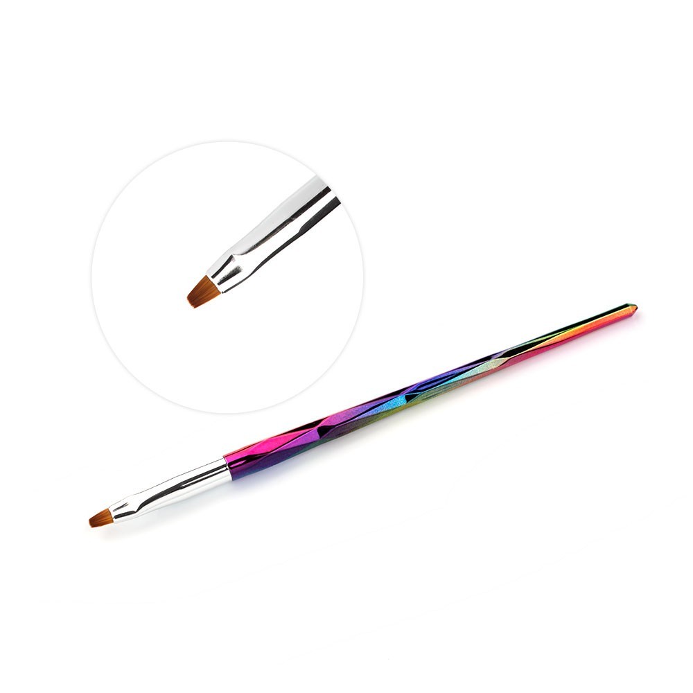 Tnl, кисть для геля "Кристалл" квадратная №4 хамелеон