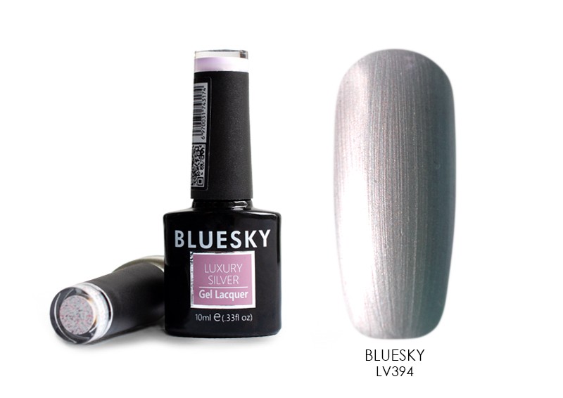 Bluesky, гель-лак Luxury Silver (LV394), 10 мл