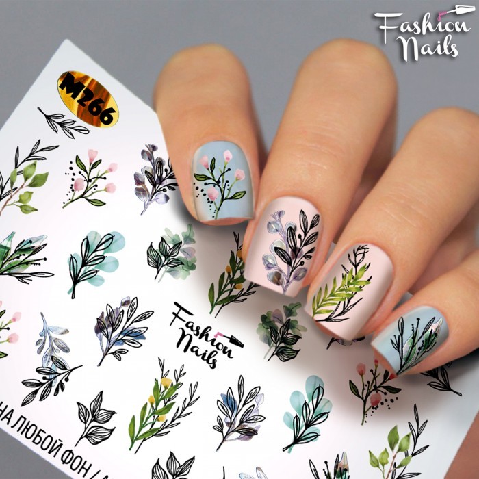 Fashion Nails, слайдер-дизайн "Metallic" №266 Fashion Nails, слайдер-дизайн "Metallic" №266