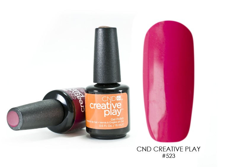 CND Creative Play Gel, гель-лак (№523 Magenta Pop), 15 мл