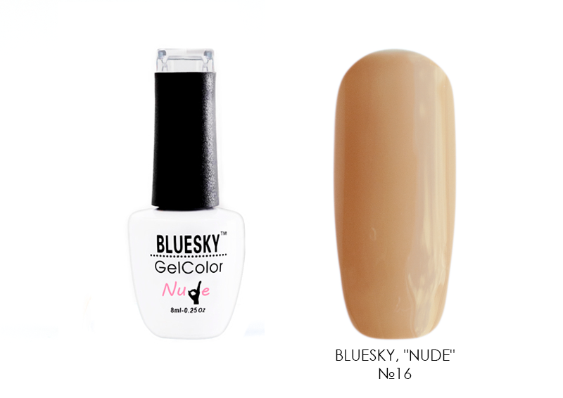 BlueSky, гель-лак "Nude" №16, 8 мл