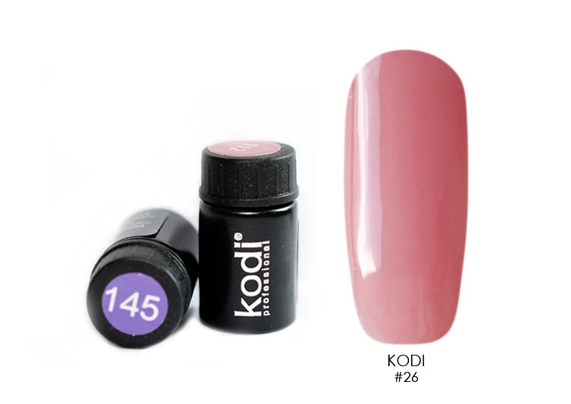 Kodi, цветная гель-краска биогель с липким слоем (№26), 4 мл