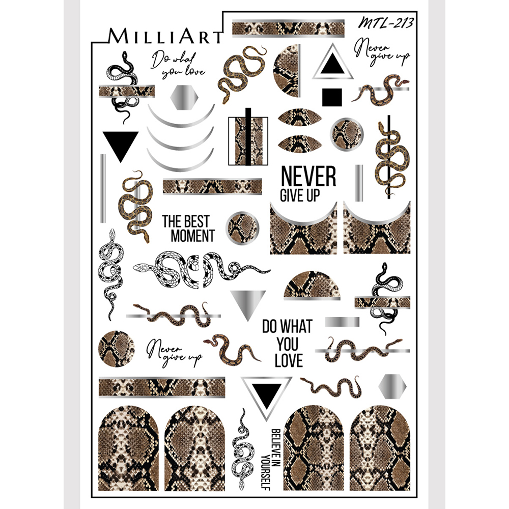 Anna Tkacheva, слайдер-дизайн MilliArt металлик MTL-213 Anna Tkacheva, слайдер-дизайн MilliArt металлик MTL-213