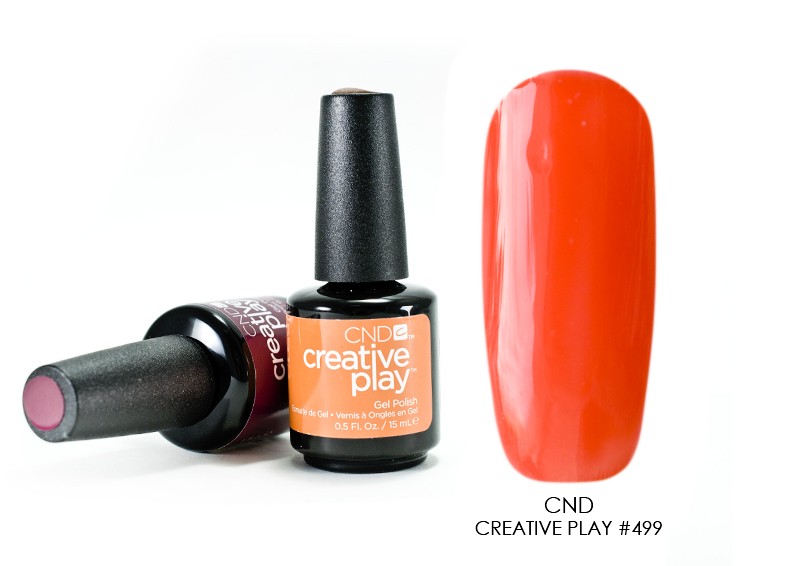 CND Creative Play Gel, гель-лак (№499 Tangerine Rush), 15 мл