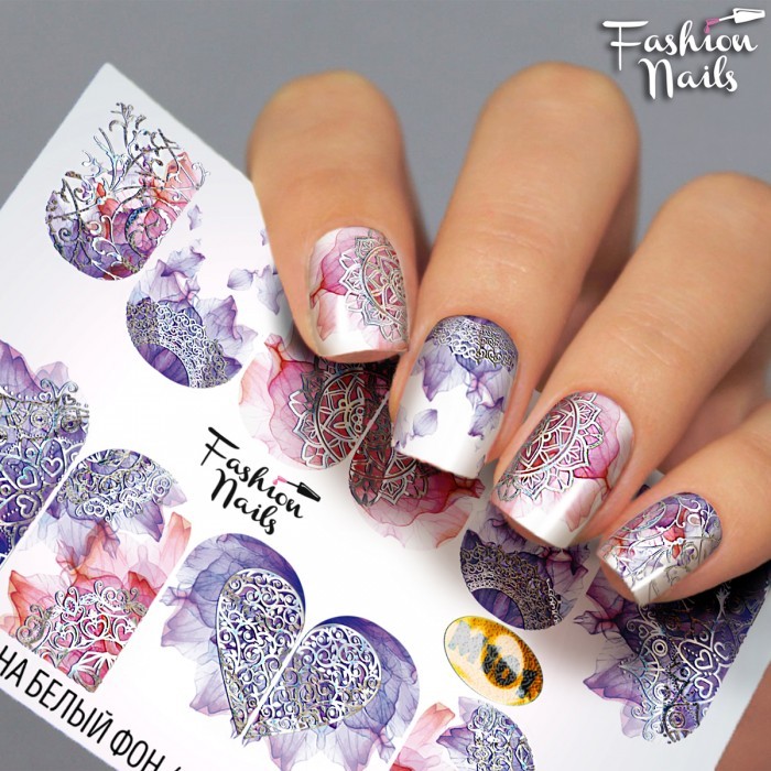 Fashion Nails, слайдер-дизайн "Metallic" №101