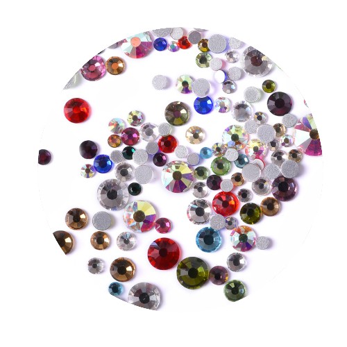 TNL, стразы кристалл mix (Color mix), 1440 шт