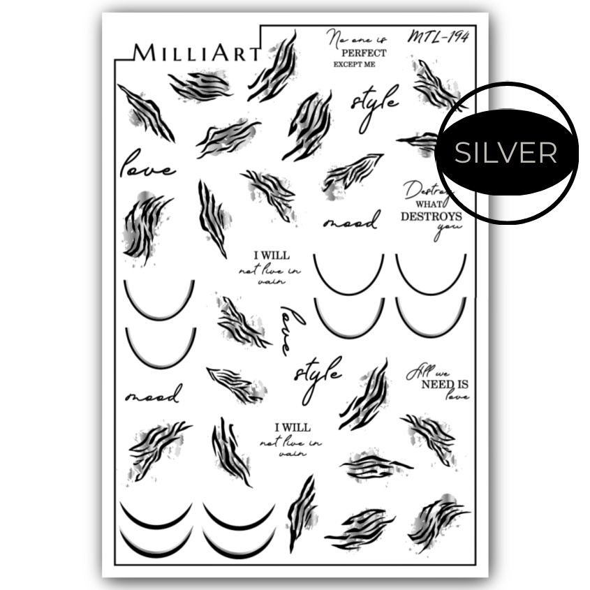 Anna Tkacheva, слайдер-дизайн MilliArt металлик MTL-194 Anna Tkacheva, слайдер-дизайн MilliArt металлик MTL-194