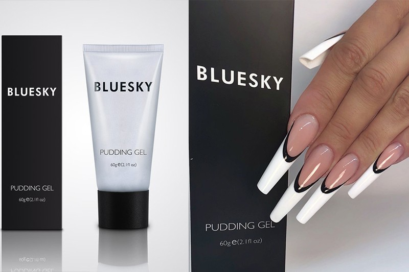 Полигели Pudding gel Bluesky: моделируем ногти с удовольствием!