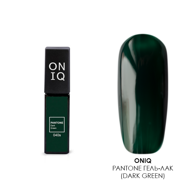 ONIQ, PANTONE гель-лак (Dark Green), 6 мл