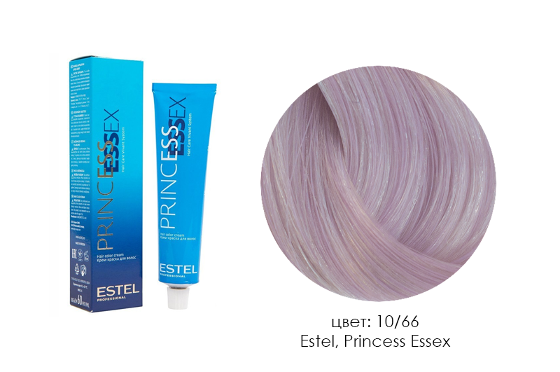 Estel, Princess Essex - крем-краска (10/66 светлый блондин фиолетовый/ орхидея), 60 мл