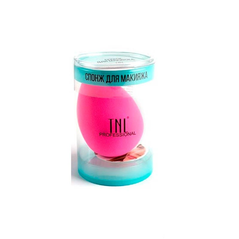 TNL, спонж для макияжа в тубе каплевидный (розовый)
