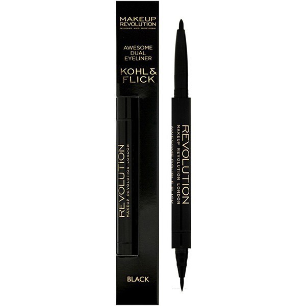 Makeup Revolution, Awesome Dual Eyeliner Kohl and Flick - подводка для глаз Makeup Revolution, Awesome Dual Eyeliner Kohl and Flick - подводка для глаз