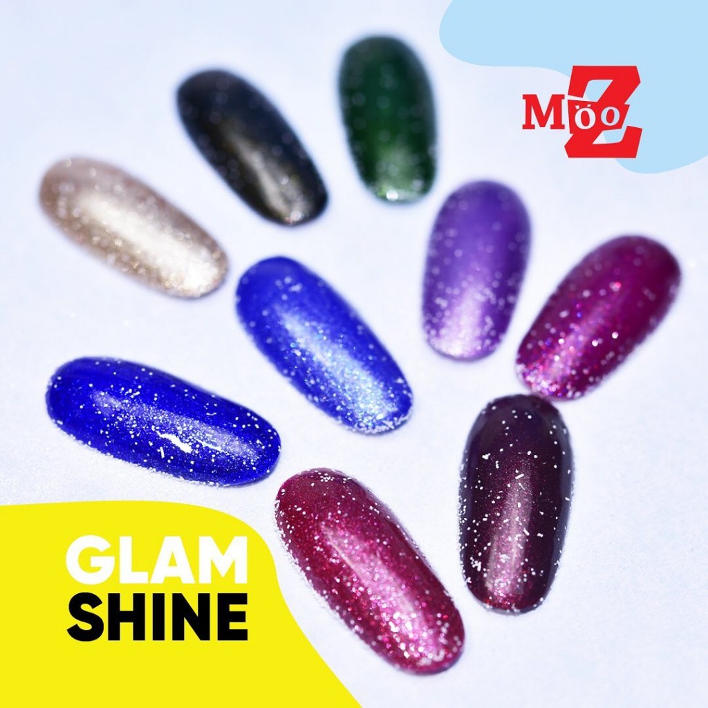 Серия мерцающих гель-лаков Mooz Glam Shine