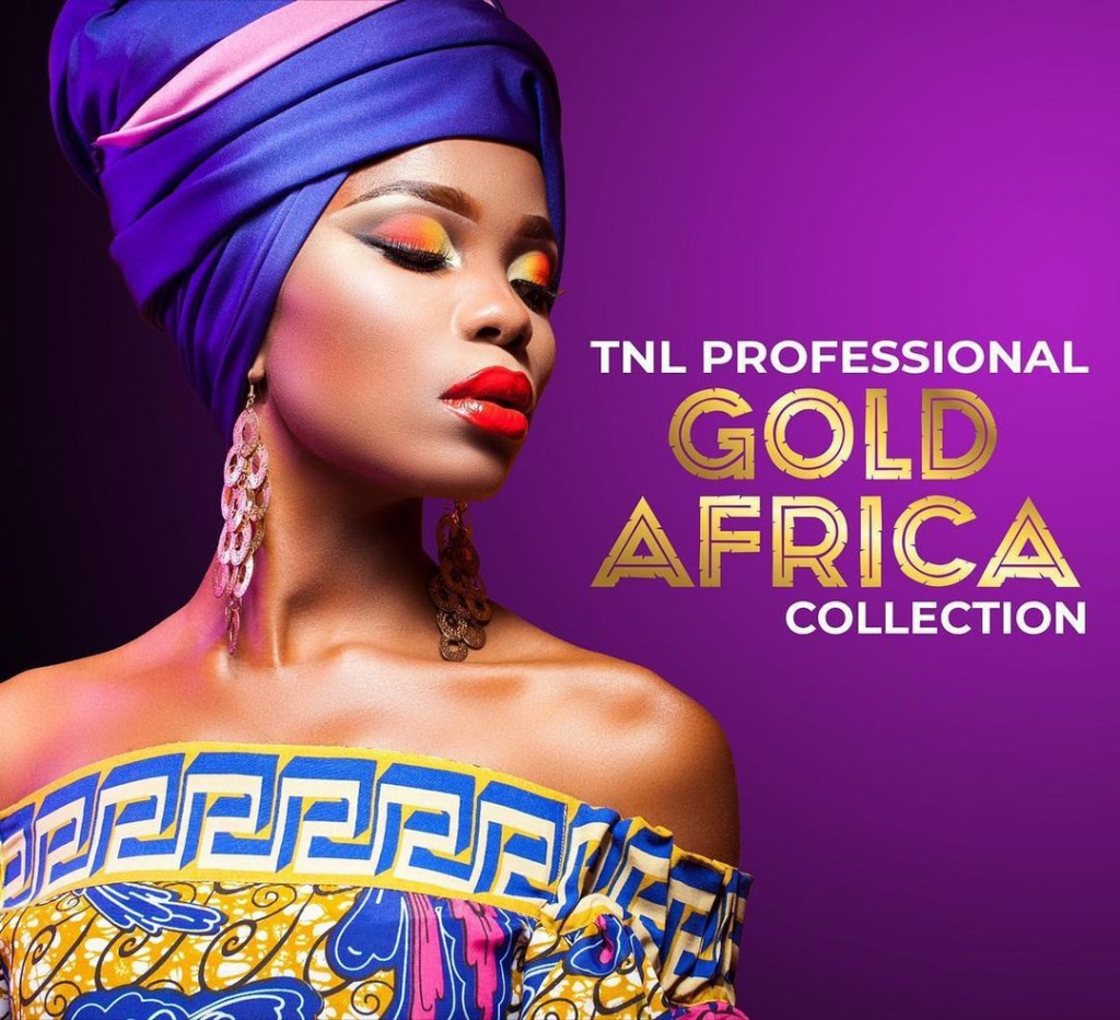 Коллекция гель-лаков TNL Gold Africa